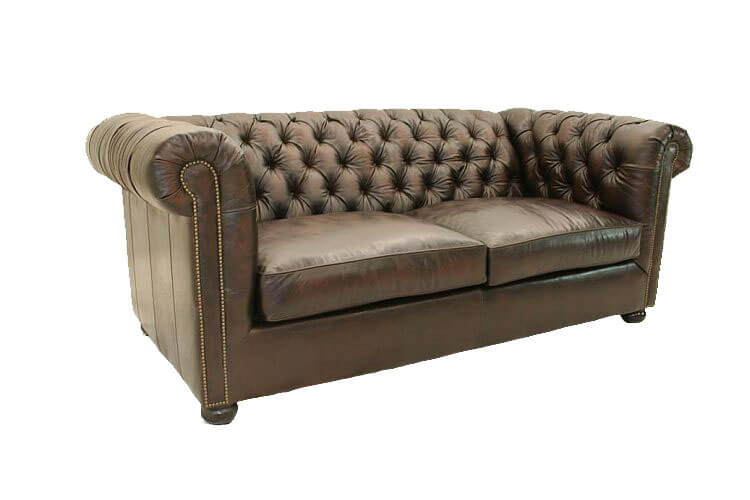 Old Hickory Tannery Executive 76L Chesterfield Sofa