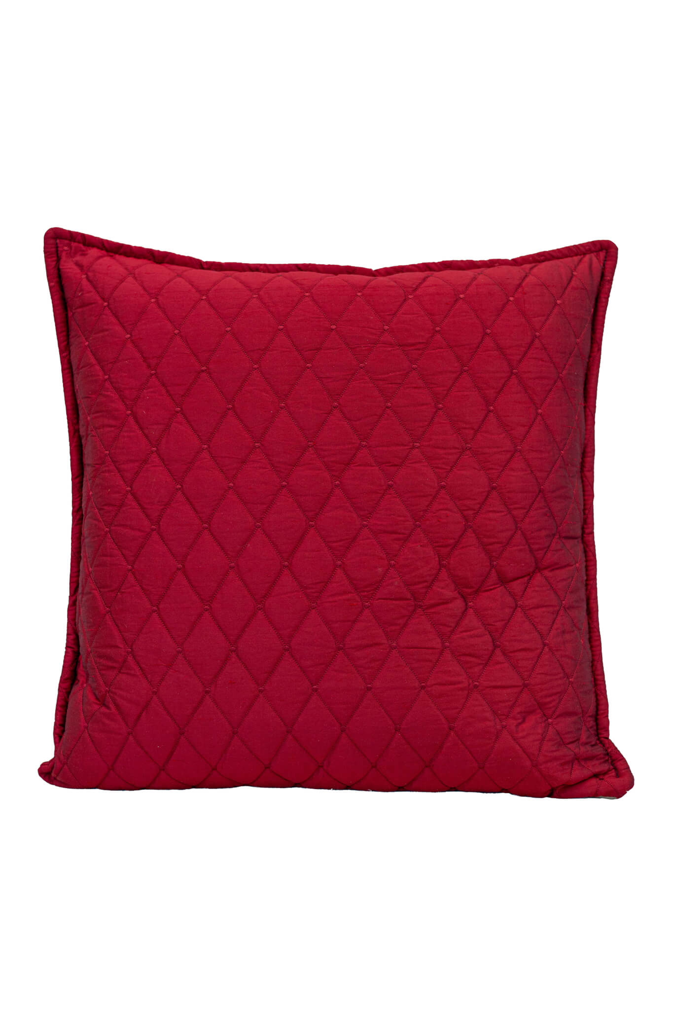 24" Quilted Silk Pillow with French Seam 2 Available Old Hickory